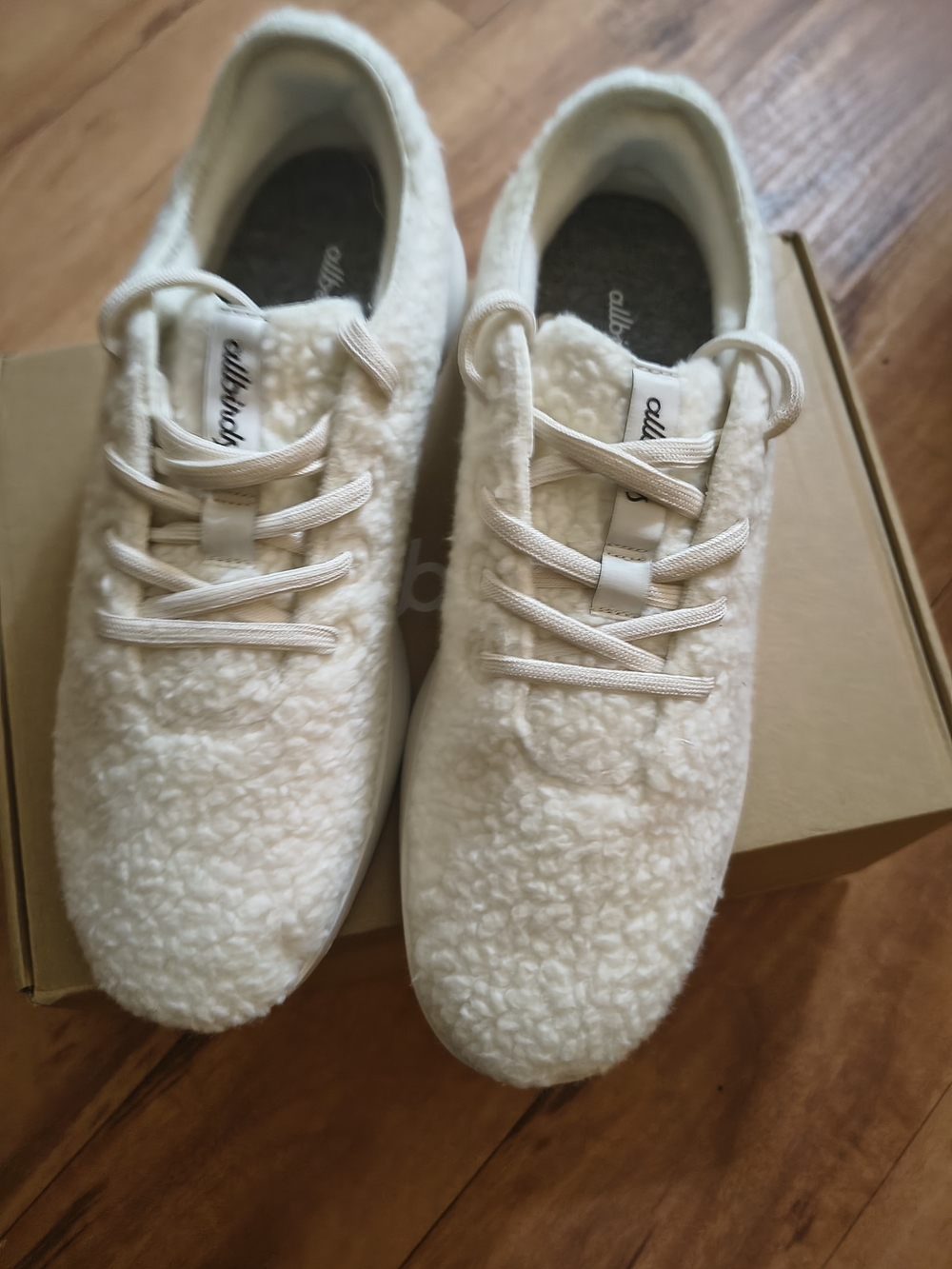 Allbirds Mens Wool Runner 2 Fluff — Cozy Cream Sneakers